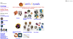 Desktop Screenshot of gerriscrystals.com